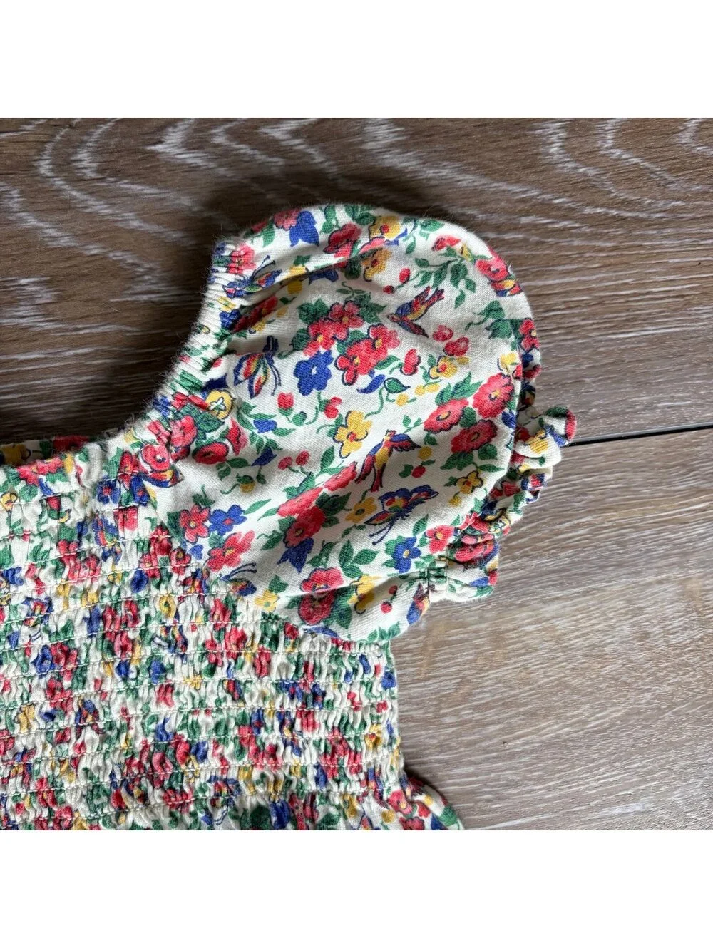 Polo Ralph Lauren Floral Smocked Floral Dress